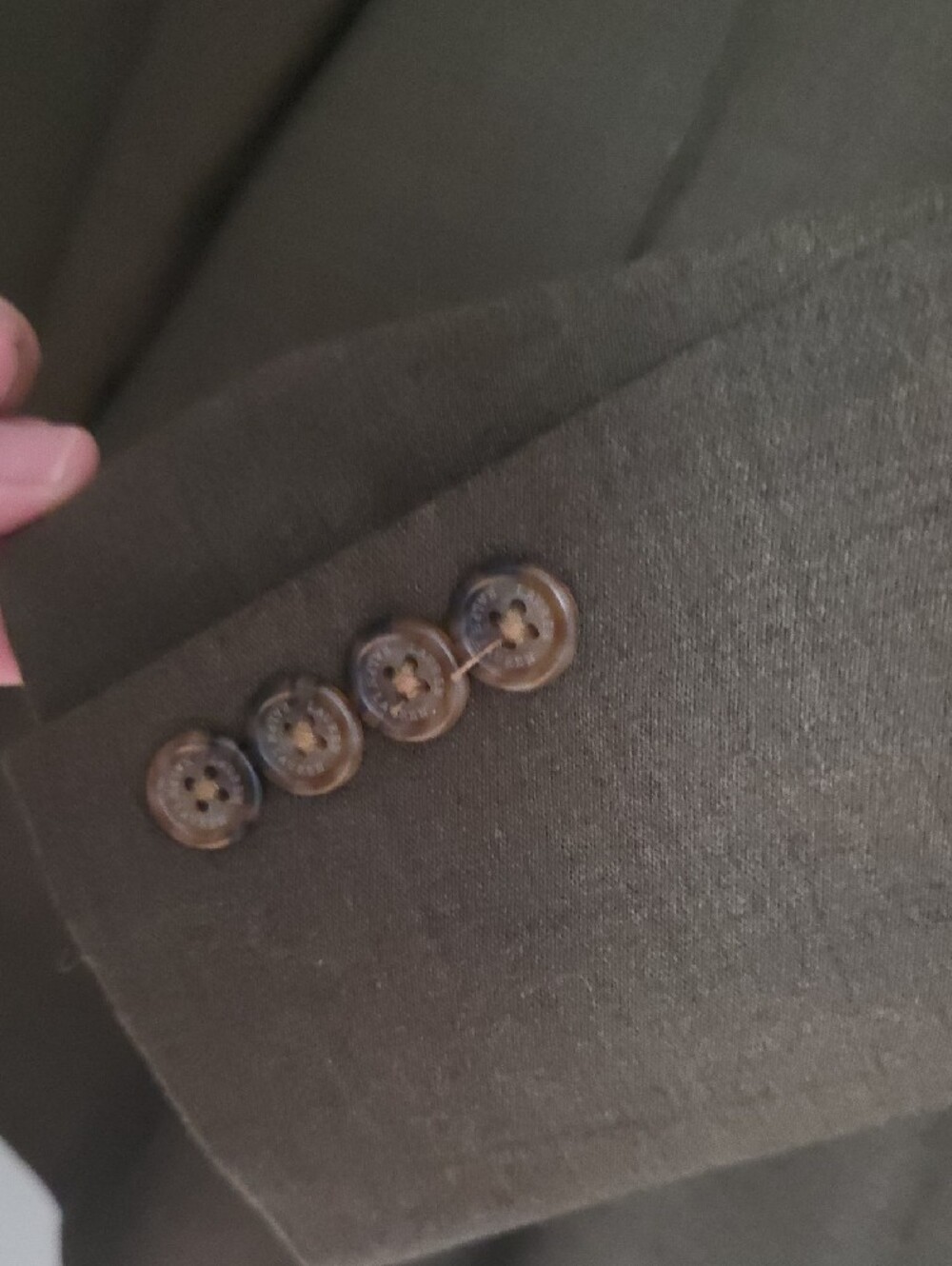 Lauren Ralph Lauren ladies Olive Green Blazer - Picture 5 of 6